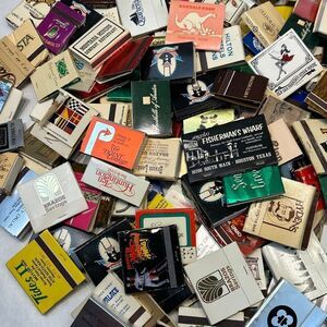 Vtg Match Book Box Lot of 25 **Random selection in each lot!** Matchbook Matchbo